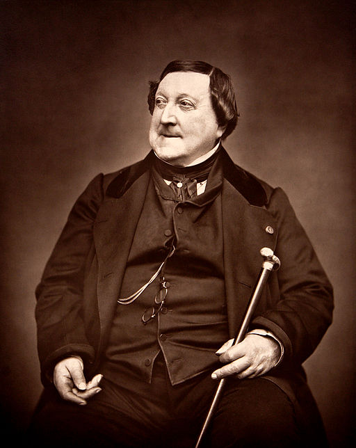 Gioacchino Rossini, målat av Étienne Carjat, (Wikimedia Commons)
